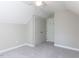 Neutral bedroom with a ceiling fan, closet and carpet flooring providing a calming retreat at 312 Heidinger Dr, Cary, NC 27511