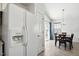 Cozy breakfast area with a dining table, sliding door, and view to the backyard at 3808 Hopper St, Raleigh, NC 27616