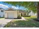 Charming single-story home featuring a well-manicured lawn and attached one-car garage at 3808 Hopper St, Raleigh, NC 27616