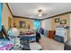 This bedroom contains a mirror and a bed at 4314 Hopkins Rd, Middlesex, NC 27557