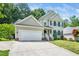 Charming two-story home features a two-car garage, landscaped yard, and welcoming front porch at 437 New Parkside Dr, Chapel Hill, NC 27516