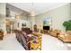Spacious living room boasts high ceilings, ample seating, and natural light at 437 New Parkside Dr, Chapel Hill, NC 27516