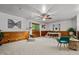 Spacious finished basement perfect for a recreation or media room at 515 Tramway West Rd, Sanford, NC 27330