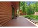 The long patio is perfect for enjoying the outdoors at 515 Tramway West Rd, Sanford, NC 27330