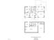 Detailed floor plan showcasing the layout of this two-story home with labeled rooms and dimensions at 529 Orindo Dr, Durham, NC 27713