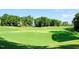 Expansive view of a meticulously manicured golf course, showcasing its lush green fairways and picturesque surroundings at 800 Skymont Dr, Holly Springs, NC 27540