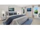 Cozy main bedroom offers natural light and neutral decor, creating a relaxing retreat at 823 Biltmore Dr, Sanford, NC 27332