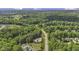 This is an aerial view of residential homes at 900 Finchurch Cir, Wake Forest, NC 27587