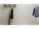 Organized closet space featuring wire shelving and hanging clothes at 104 Corapeake Way, Apex, NC 27539