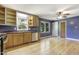 Eat-in kitchen offering ample cabinet space and natural light from the windows, perfect for Gathering meals at 106 Argyle Ct, Garner, NC 27529