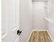 Walk-in closet with built-in shelving at 109 Riverbend Dr, Archer Lodge, NC 27527