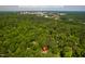 Expansive aerial view of the property, located near the University of North Carolina at Chapel Hill at 1111 Sourwood Cir, Chapel Hill, NC 27517