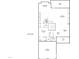 Detailed first floor plan showcasing the layout of the living spaces, kitchen, and garage at 113 Ruskin Dr, Chapel Hill, NC 27516