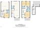 Floor plan featuring the layout of the home, including the living room, kitchen, bedrooms, and garage at 11549 Helmond Way # 107, Raleigh, NC 27617