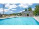 Beautiful pool and pool house. Enjoy resort-style living with all the community amenities at 1209 Pavo Path, Wendell, NC 27591