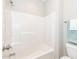 Bathroom shows a standard shower over tub at 149 Wards Ridge Dr, Cary, NC 27513