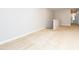 Upstairs carpeted hallway with tan carpet and neutral colors at 149 Wards Ridge Dr, Cary, NC 27513