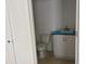 This bathroom includes a white vanity with a modern faucet and a toilet at 1609 Malcus Ct # 67, Fuquay Varina, NC 27526