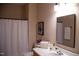 Bathroom featuring tub and shower combination, large vanity mirror, decorative elements at 205 Windbyrne Dr, Cary, NC 27513