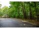 Serene street view surrounded by verdant trees, showcasing the peaceful neighborhood setting at 205 Windbyrne Dr, Cary, NC 27513