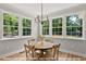 Cozy dining area with natural light, ideal for Gathering meals and casual gatherings at 249 Rawhide Dr, Louisburg, NC 27549