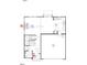 First floor plan featuring an open concept kitchen, great room, powder room, and garage at 305 Spelt Ct, Rolesville, NC 27571