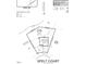 Plot map of the property with the home centered on an 8,025 square foot lot at 305 Spelt Ct, Rolesville, NC 27571