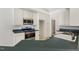 Kitchen featuring white cabinets, stainless steel appliances and an undermount sink at 3404 Apple Meadow Dr, Fuquay Varina, NC 27526