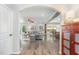 Spacious living room with hardwood floors and an open layout at 3609 Jordan Shires Dr, New Hill, NC 27562