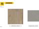 Flooring samples featuring Layton Lake Driftwood and Vineyard Creek Concrete finishes for the home's interior at 361 Spelt Ct, Rolesville, NC 27571