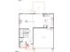 First floor plan featuring a kitchen, great room, porch, entry, powder room, storage, and garage at 368 Spelt Ct, Rolesville, NC 27571
