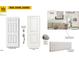 Image showcasing trim, paint and door style options alongside interior hardware choices at 368 Spelt Ct, Rolesville, NC 27571