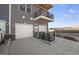 Two-car garages with individual units, and exterior HVAC systems at 414 Gaston Park Ln # 200, Wake Forest, NC 27587