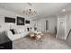 Stylish loft area with modern lighting, comfortable seating, and contemporary decor at 429 Providence Springs Ln, Fuquay Varina, NC 27526