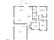 Detailed floor plan showcases layout of rooms, including living room, kitchen, bedrooms, and garage at 4902 Cedar Glen Dr, Durham, NC 27713