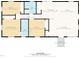 Detailed floor plan showcasing the layout of bedrooms, bathrooms, living spaces, and kitchen at 640 Short Journey Rd, Smithfield, NC 27577