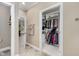 Hallway view showing access to closet and bathroom at 8304 Epping Forest Way, Wake Forest, NC 27587