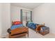 Cozy ' bedroom features two twin beds with unique headboards and plush bedding at 8616 Deep Elm Dr, Wake Forest, NC 27587