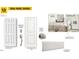 Selection of interior door styles, trim, and Alabaster paint color, perfect for customizing your dream home at 936 Emmer St, Rolesville, NC 27571