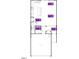 First floor floorplan showcasing kitchen, dining, living, powder room, garage and porch layout at 106 Malbec Dr, Chapel Hill, NC 27516