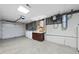 Basement laundry area with washer, dryer, and storage space at 10825 Rondeau Woods Ct, Raleigh, NC 27614