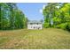 Spacious backyard with two-story home and lush greenery at 11 Mamie Ferguson Dr, Lillington, NC 27546