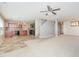 Spacious living area offers great room concept with the kitchen and staircase at 11 Mamie Ferguson Dr, Lillington, NC 27546