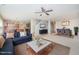 Inviting living room flows seamlessly to the kitchen and dining area at 11 Mamie Ferguson Dr, Lillington, NC 27546