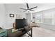 Bright office space with a large desk, comfortable chair, and natural light at 1309 Magnolia Gln Cir, Wake Forest, NC 27587