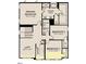 Second floor layout featuring a primary bedroom, two additional bedrooms, and a loft space at 1405 Malcus Ct # 59, Fuquay Varina, NC 27526