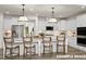 Modern kitchen with stainless steel appliances and a spacious island at 15 Celtic Ln, Lillington, NC 27546