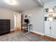 Bright office featuring built-in shelving and a comfortable workspace at 1510 Hanover St, Raleigh, NC 27608