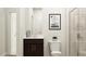 Bathroom featuring vanity, toilet, and shower, offering a functional and well-designed space at 1552 Bright Coral Trl, Wendell, NC 27591