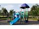 Community playground featuring a covered playset with slide, climbing bars, and other activities at 1552 Bright Coral Trl, Wendell, NC 27591